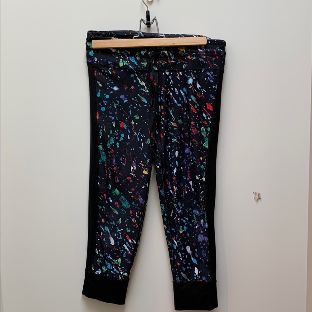 Fabletics Multicolor Splatter Print Leggings